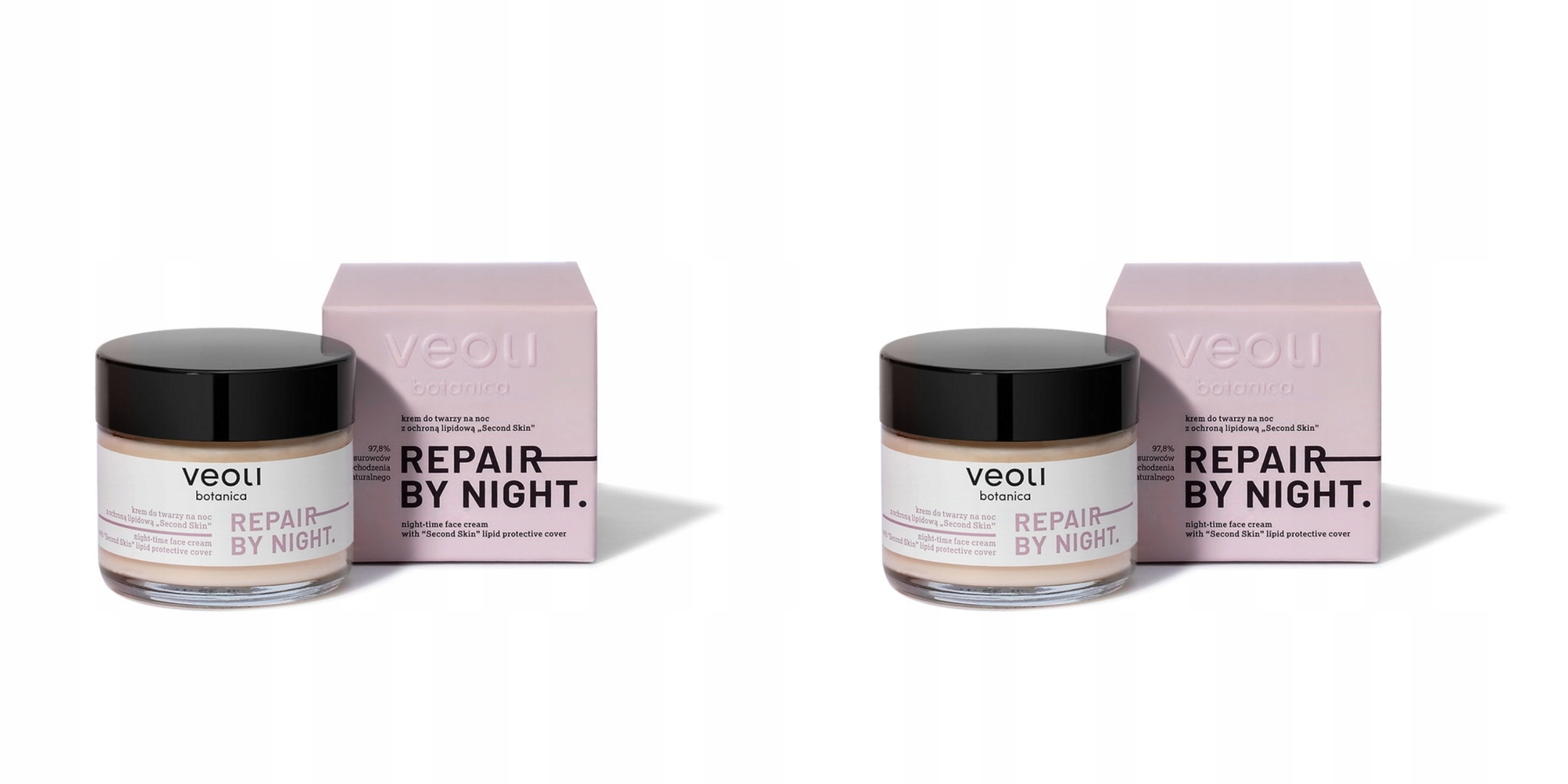 2x Veoli Botanica Repair By Night noční krém 50 ml