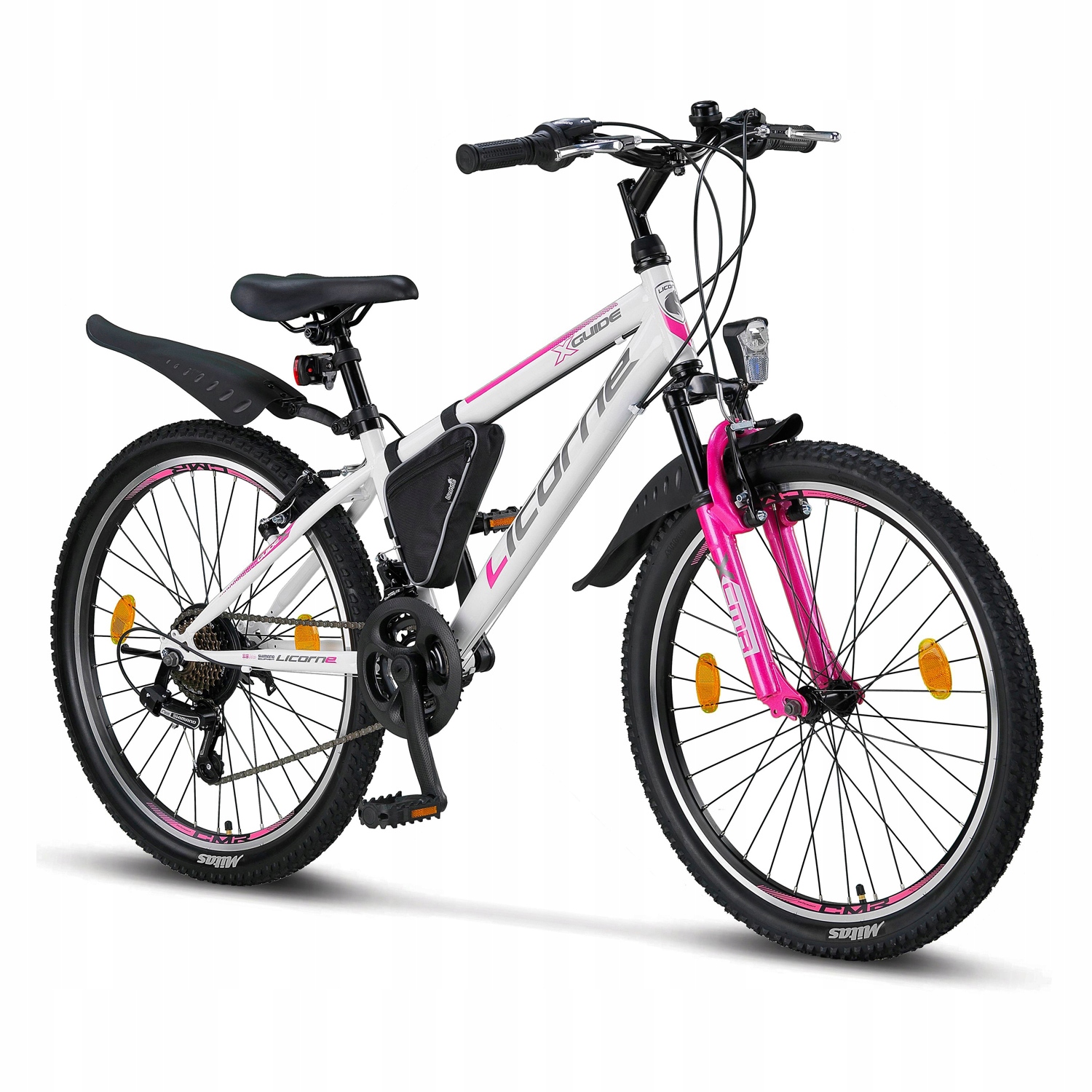 NIEMIECKI ROWER MTB GUIDE 24" 21 biegów osprzęt Shimano Marka inna