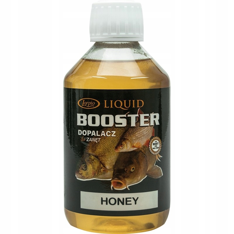 Dodatek Do Zanęt Lorpio Liquid Booster Honey Miód 250ml Aromat Na Karpia