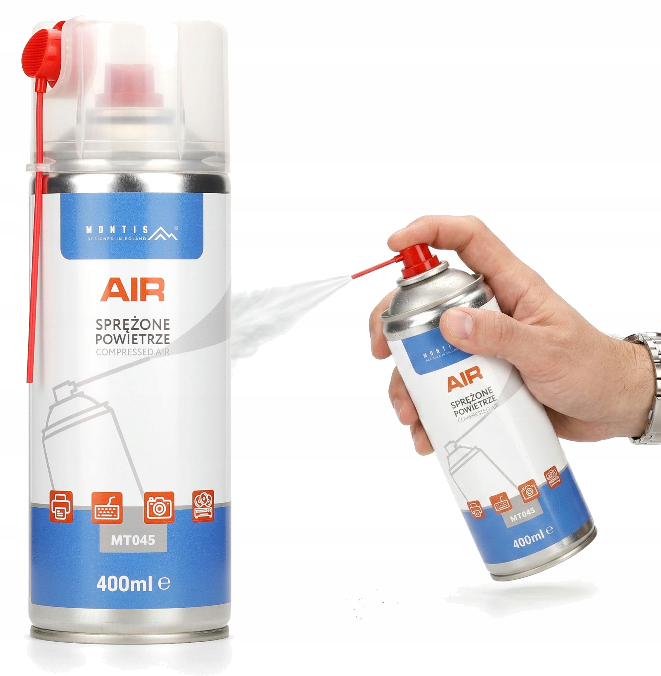 Sprężone powietrze Montis 400 ml + rurka