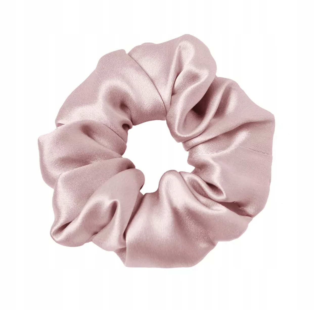

Gumka jedwabna do włosów różowa satynowa scrunchie
