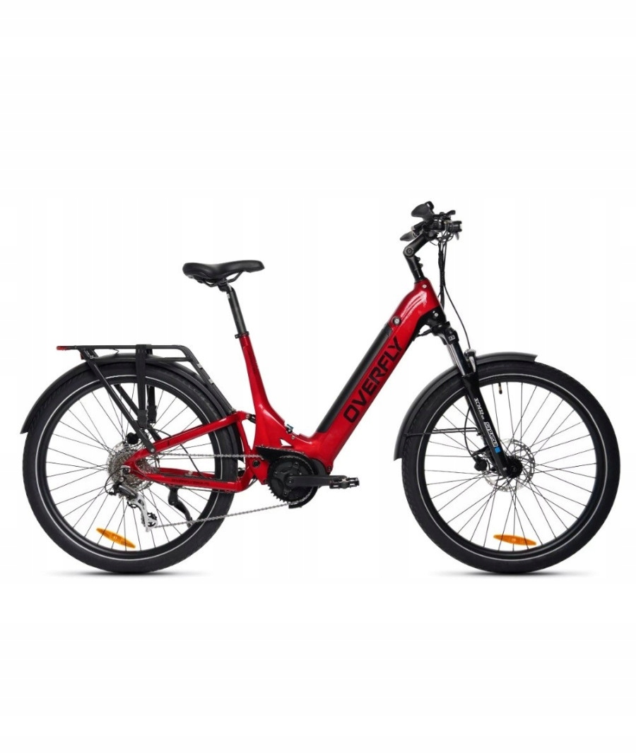Rower elektryczny Overfly Artemis Neo Gps Red 19.5" 48V 14Ah 672Wh