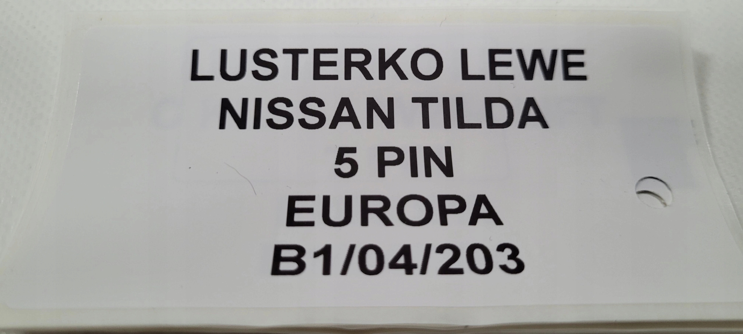 mirror left NISSAN TILDA 5 PIN EUROPA original