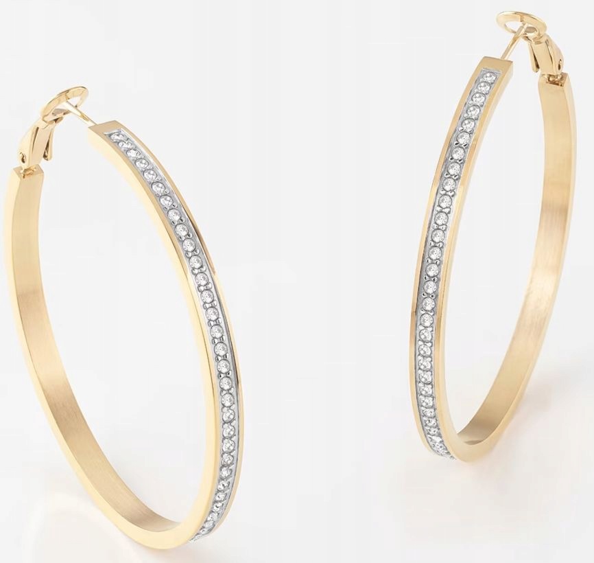 Elegantní Náušnice Guess Color My Day Módní Závěsná Kolečka S Krystaly
