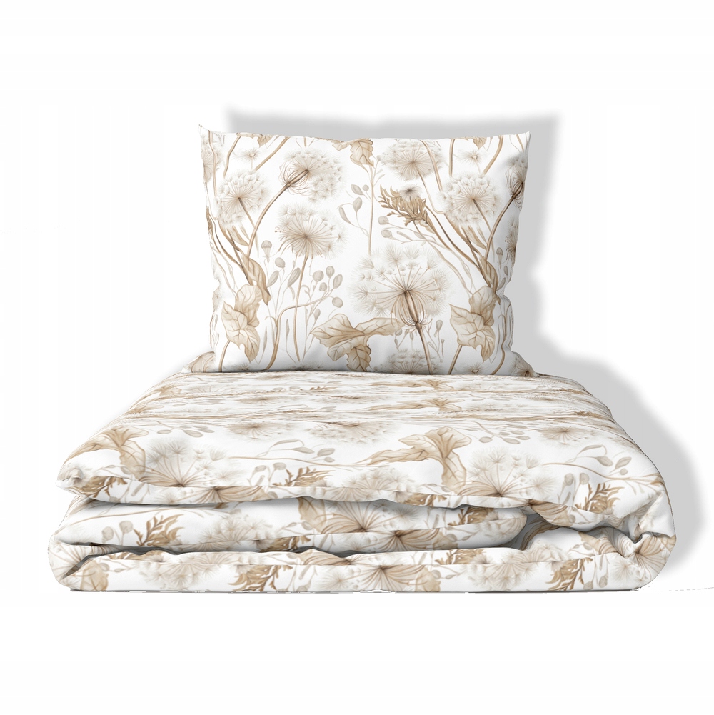 Hotelové Povlečení 160x200 1 povlak Bavlna 100%, vzor: letní peří bílé