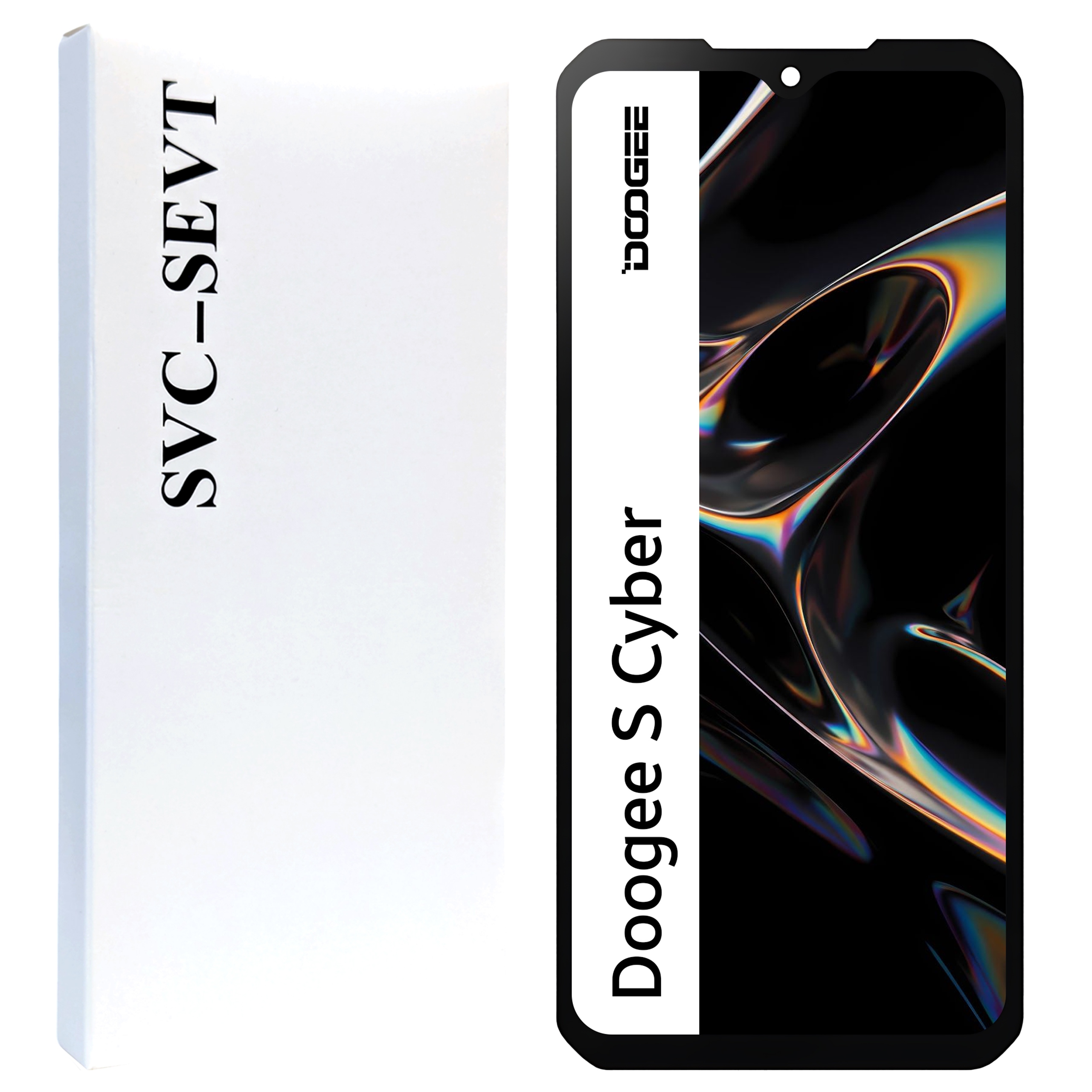 Originál Zila pro Doogee S Cyber LCD Dotyk Digitizer