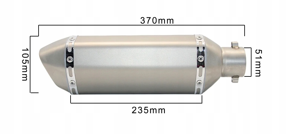 TŁUMIK WYDECH UNIWERSALNY TUNING NAKLEJKA AKRAPOVIC MEGA DŹWIĘK AKRAP Numer katalogowy części 54184