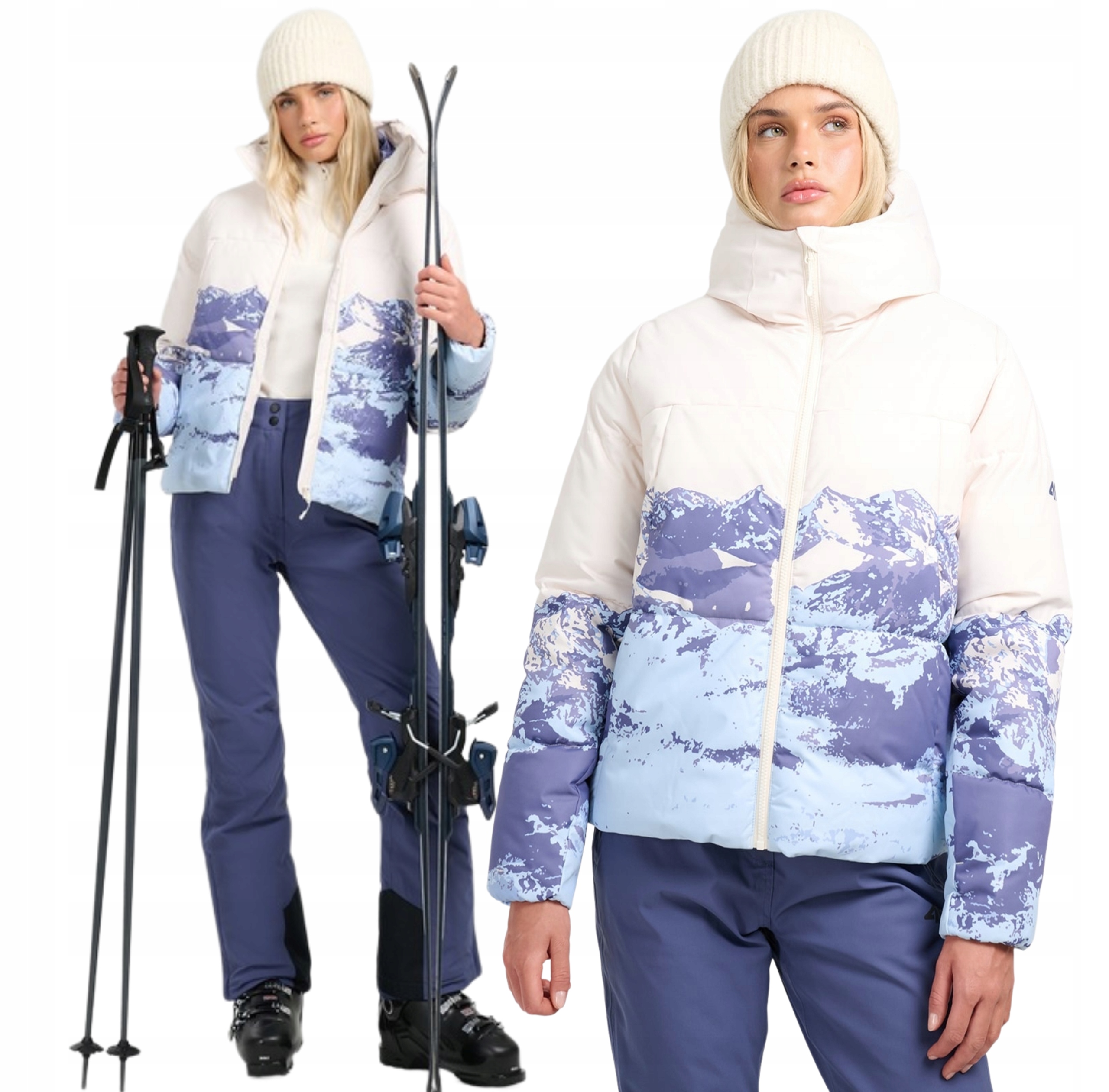 Damska kurtka narciarska membrana 5000 zimowa TTJAF0808 L