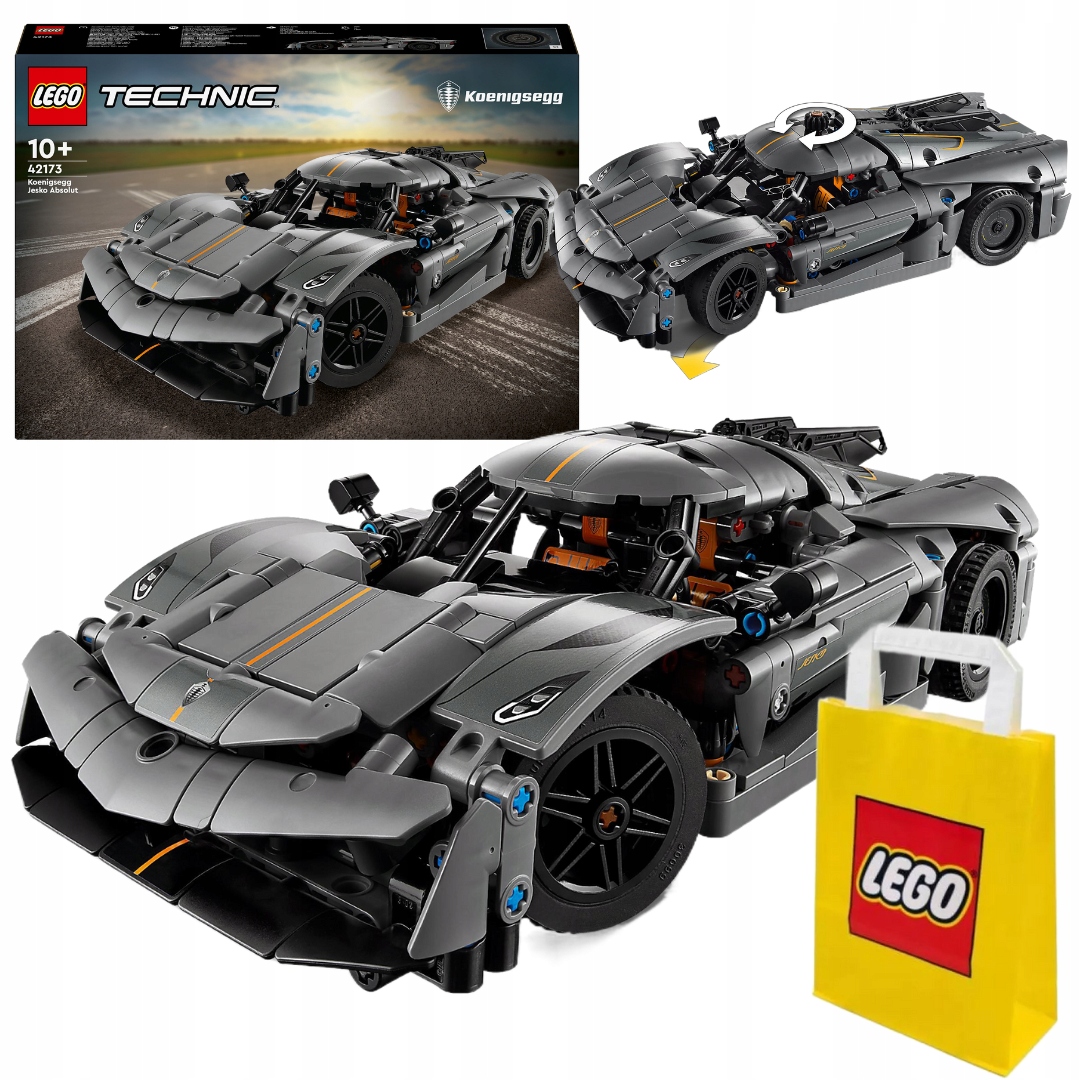 Lego Technic Koenigsegg Jesko Absolut Hyperauto Auto Závod Sport