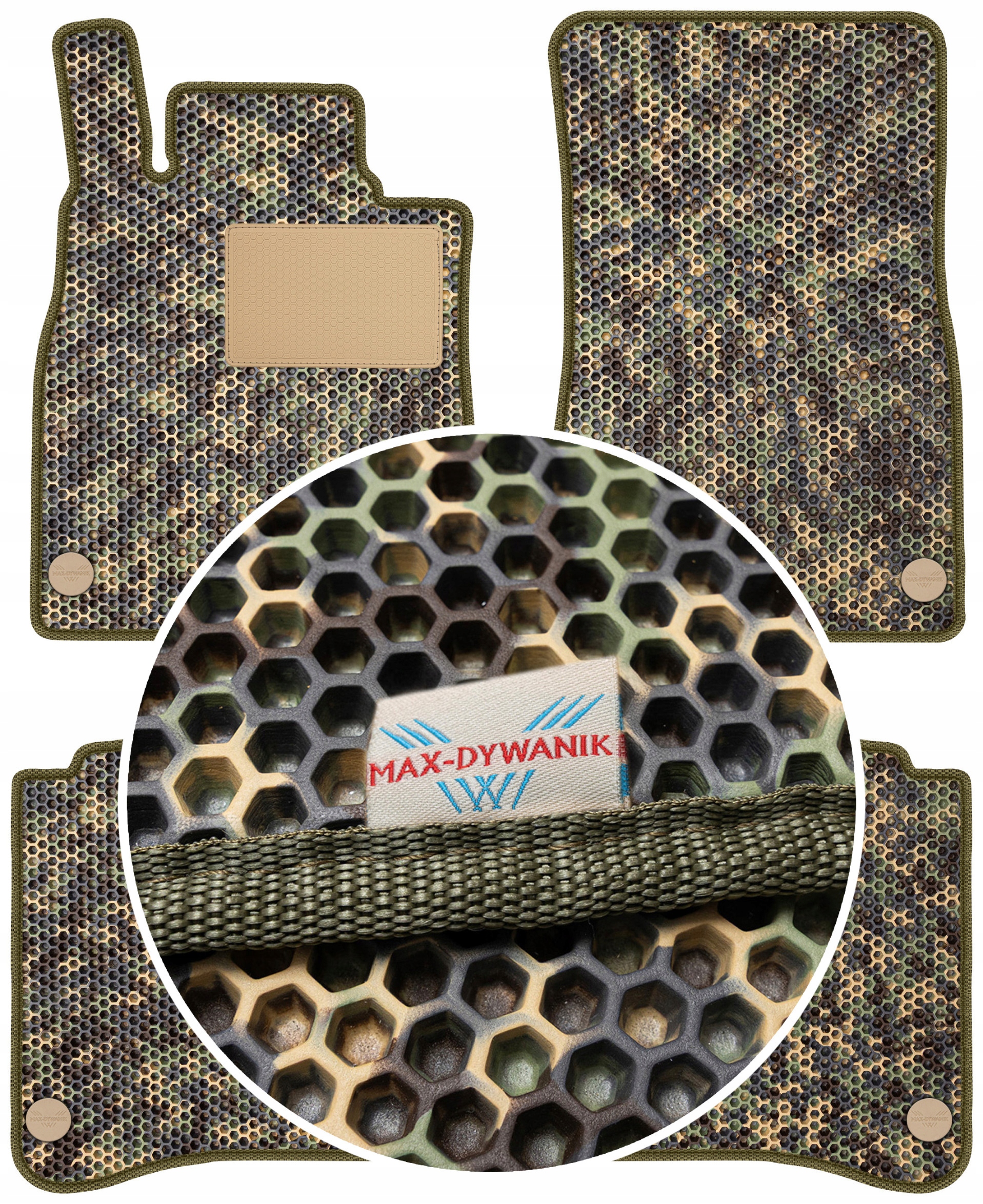 S-Klasa W222 4MATIC 2013-2020 Gumové rohože do auta Eva Moro