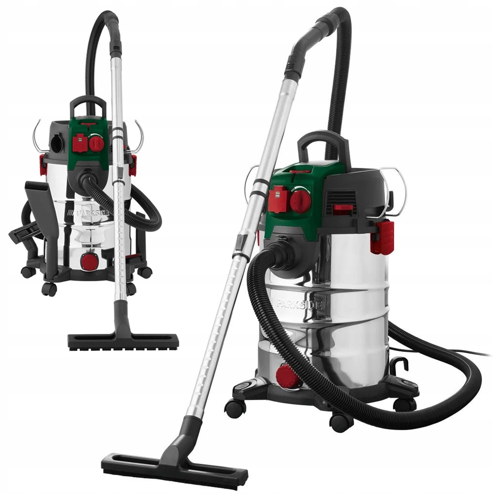 Odkurzacz Przemysłowy Warsztatowy Parkside Pwd 30 C1 Na Mokro Sucho