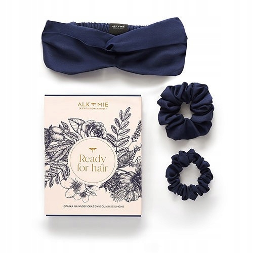 Alkmie Sada gumiček scrunchie s čelenkou do vlasů Ready For Hair