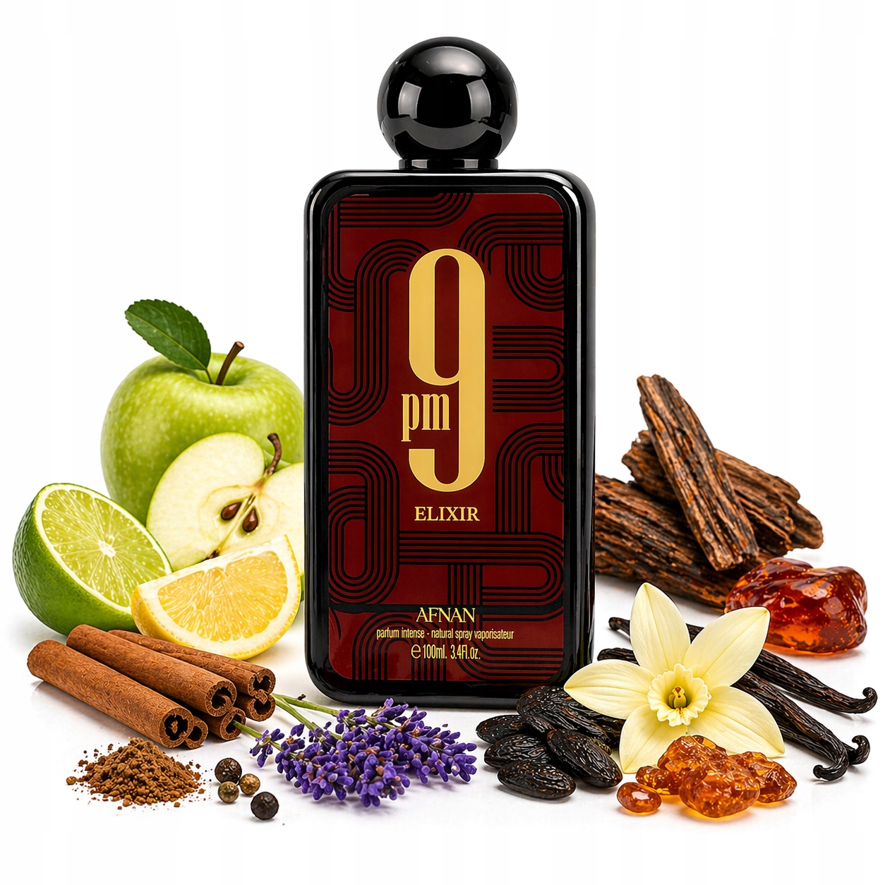 Oryginalne Perfumy Arabskie Afnan 9 Pm Elixir 100ml Edp+ Gartis!