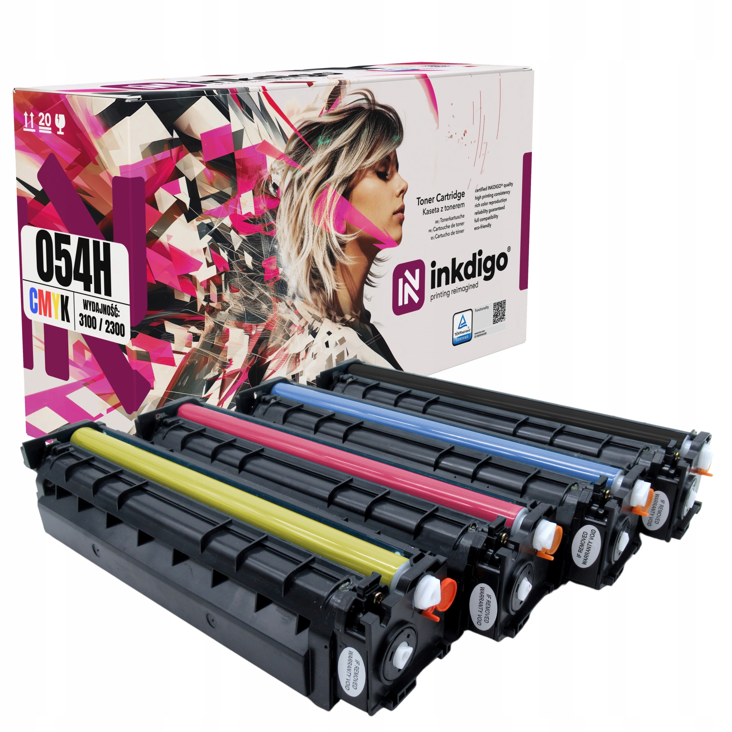 4 Tonery do Canon MF641cw MF642Cdw MF643Cdw MF644Cdw MF645CX CRG054H