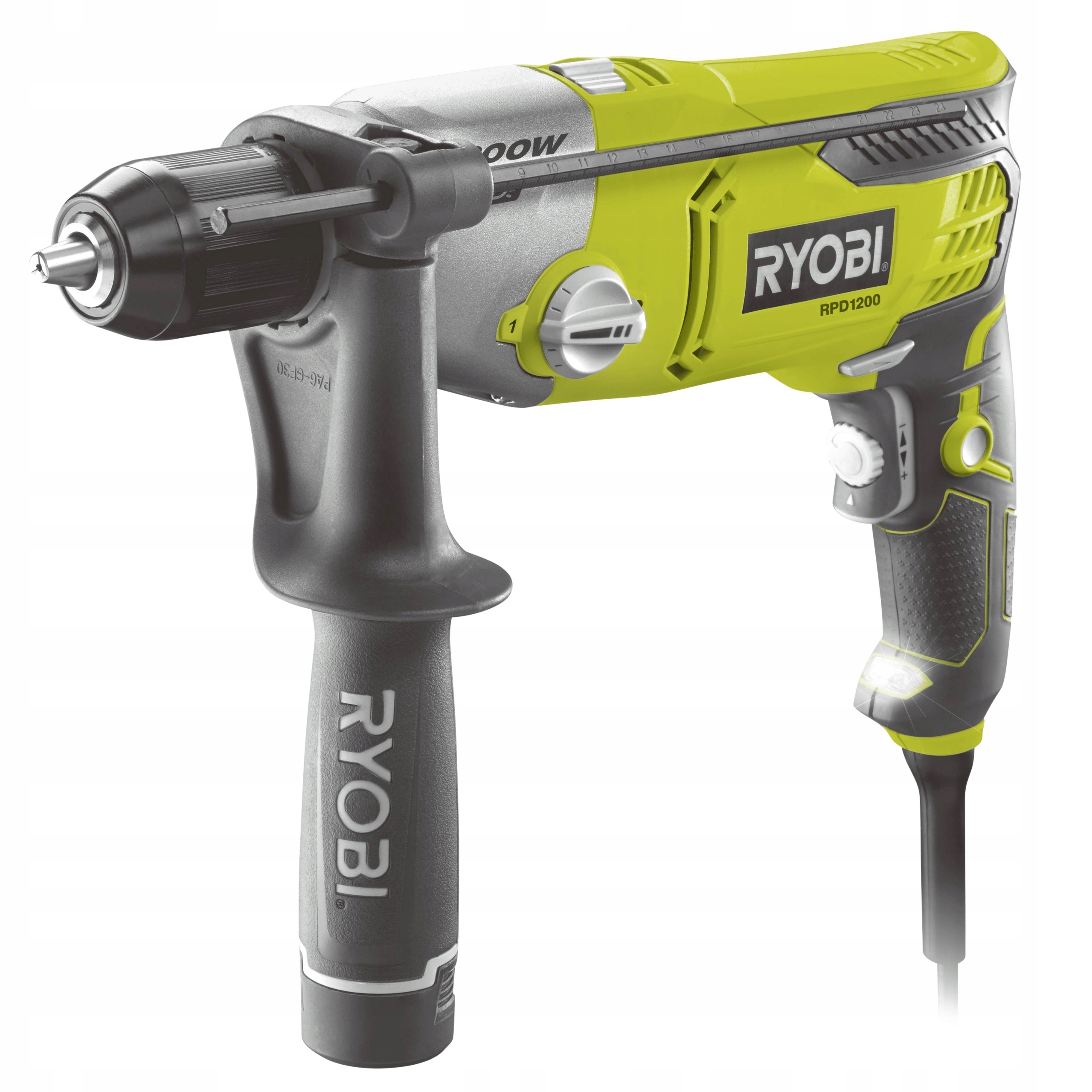 Ryobi 2-RYCHLOSTNÍ Příklepová Vrtačka 1010W RPD1010-K