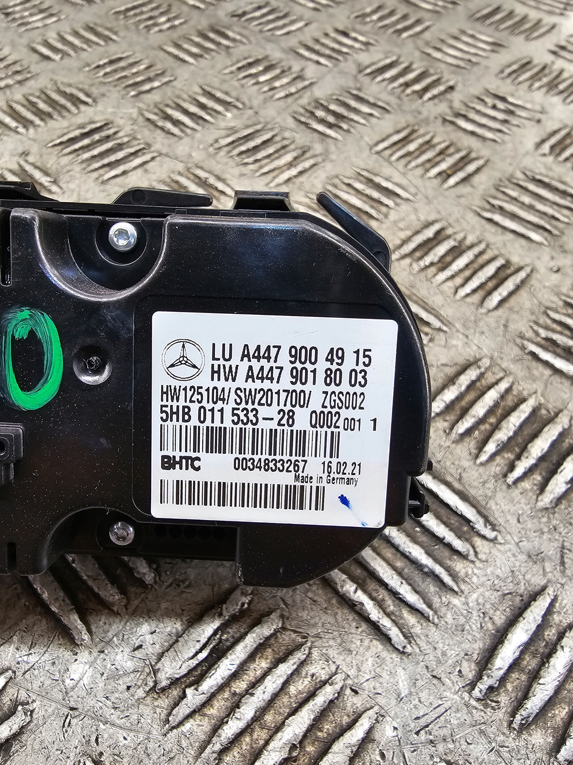 MERCEDES-BENZ VITO V-KLASA W447 Unite commande clima A4479017903