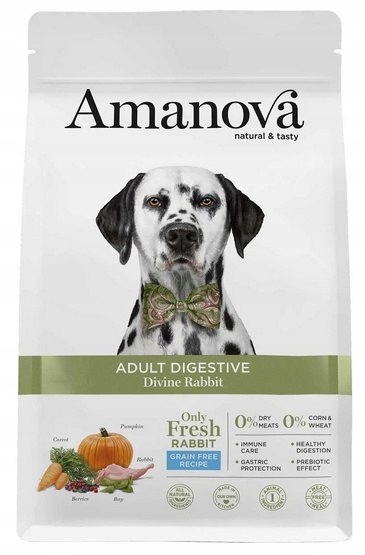 Levně Amanova Dog Adult Digestive Divine Rabbit králík 10 kg