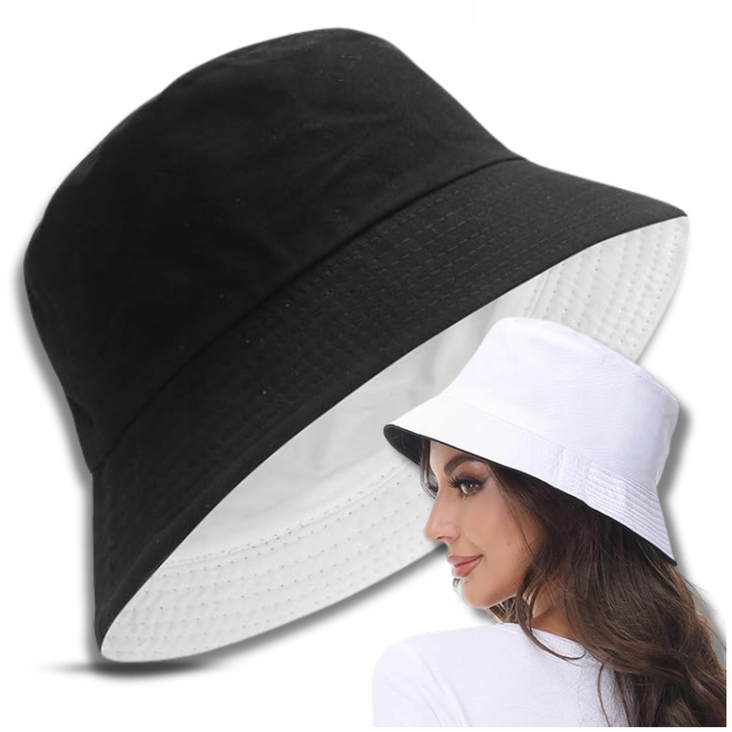 Czapka BUCKET HAT kapelusz RYBACKI dwustronny Marka EdiBazzar