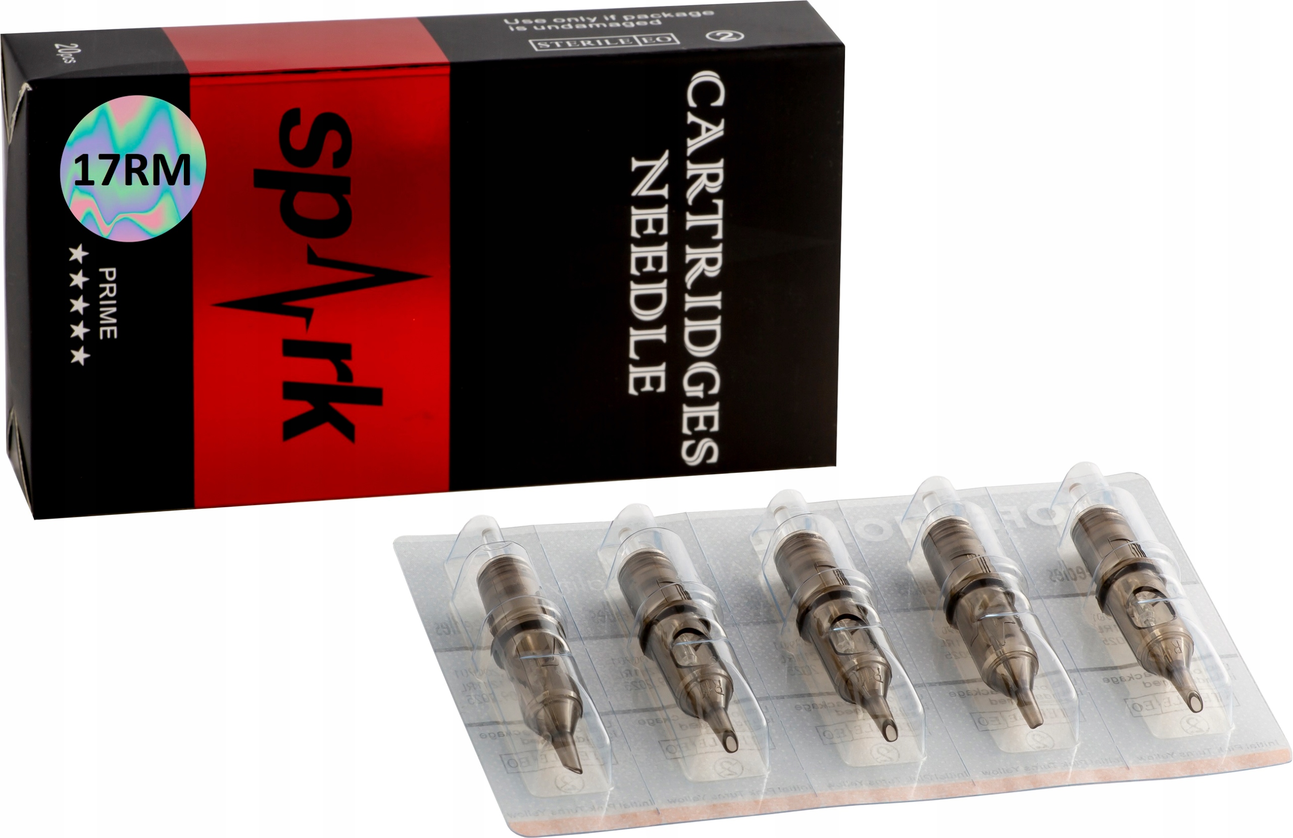 

Kartridże Igły do Tatuażu Spark komplet 5 szt 17RM