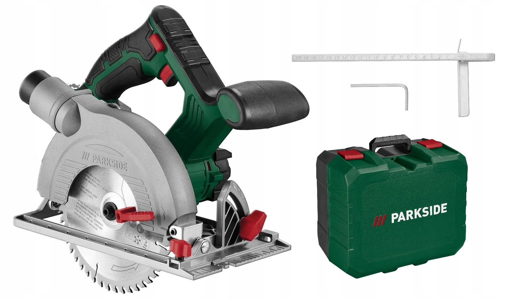 Parkside Pila Akumulatorowa Tarczowa Phksa 20-Li C4 20v 160mm Pilarka