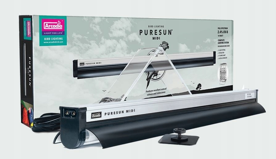 Levně Sada Arcadia PureSun 14W 12% Full-Spect.+2,4% Uv-b