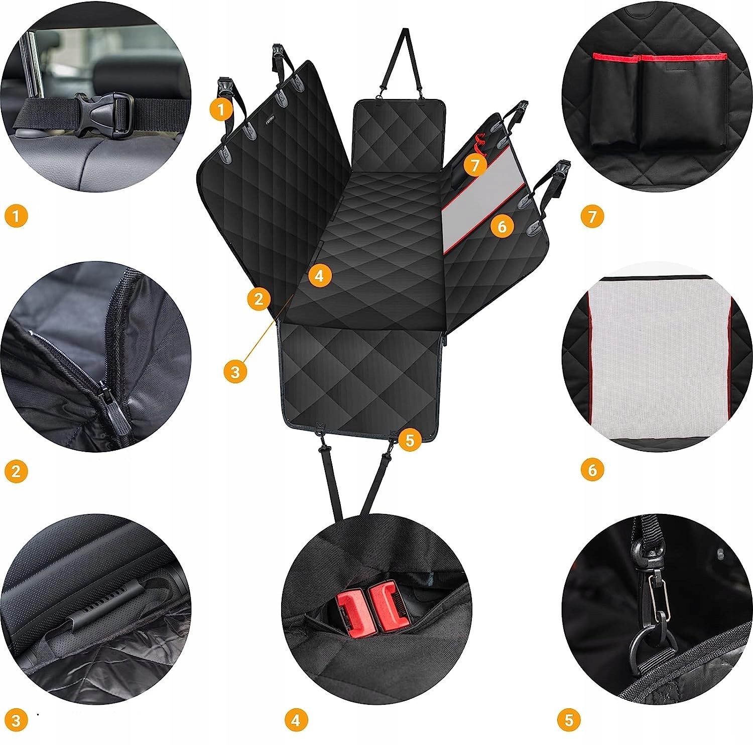 MATA POKROWIEC DO SAMOCHODU NA SIEDZENIE PSA DUŻA Stan opakowania oryginalne