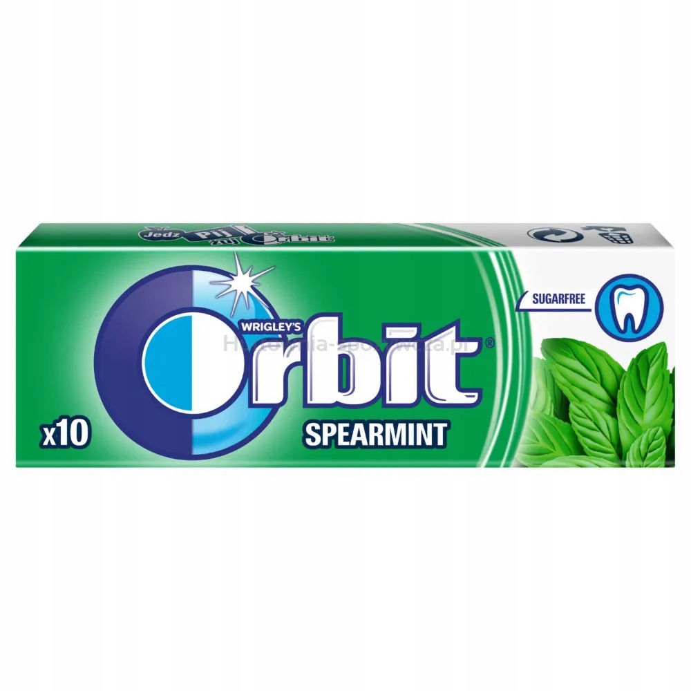 Orbit Spearmint 10 Dražé/14 g
