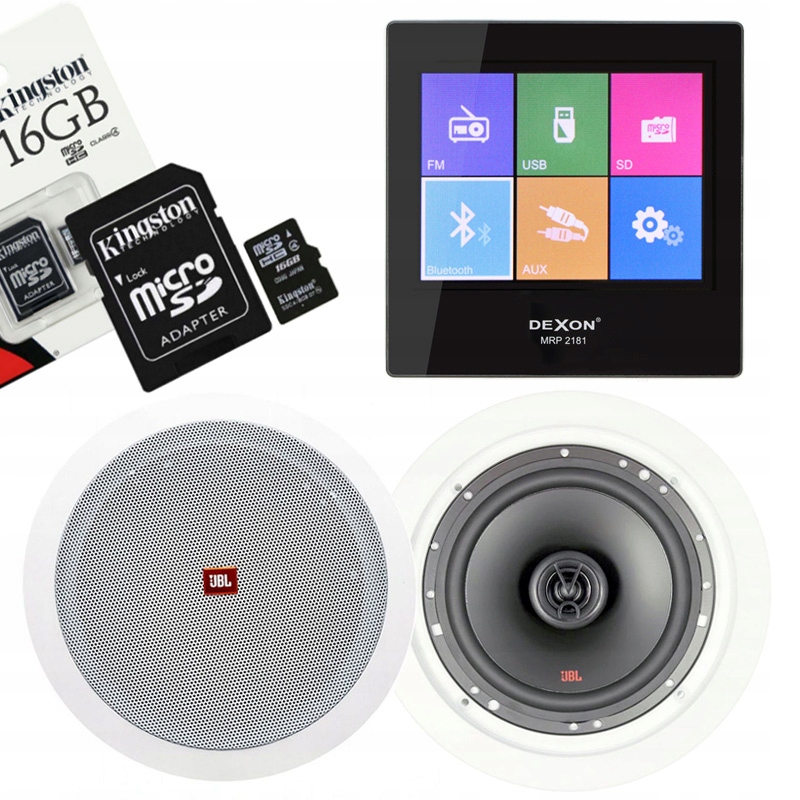 DEXON RADIO PODTYNKOWE BLUETOOTH DO ŁAZIENKI JBL