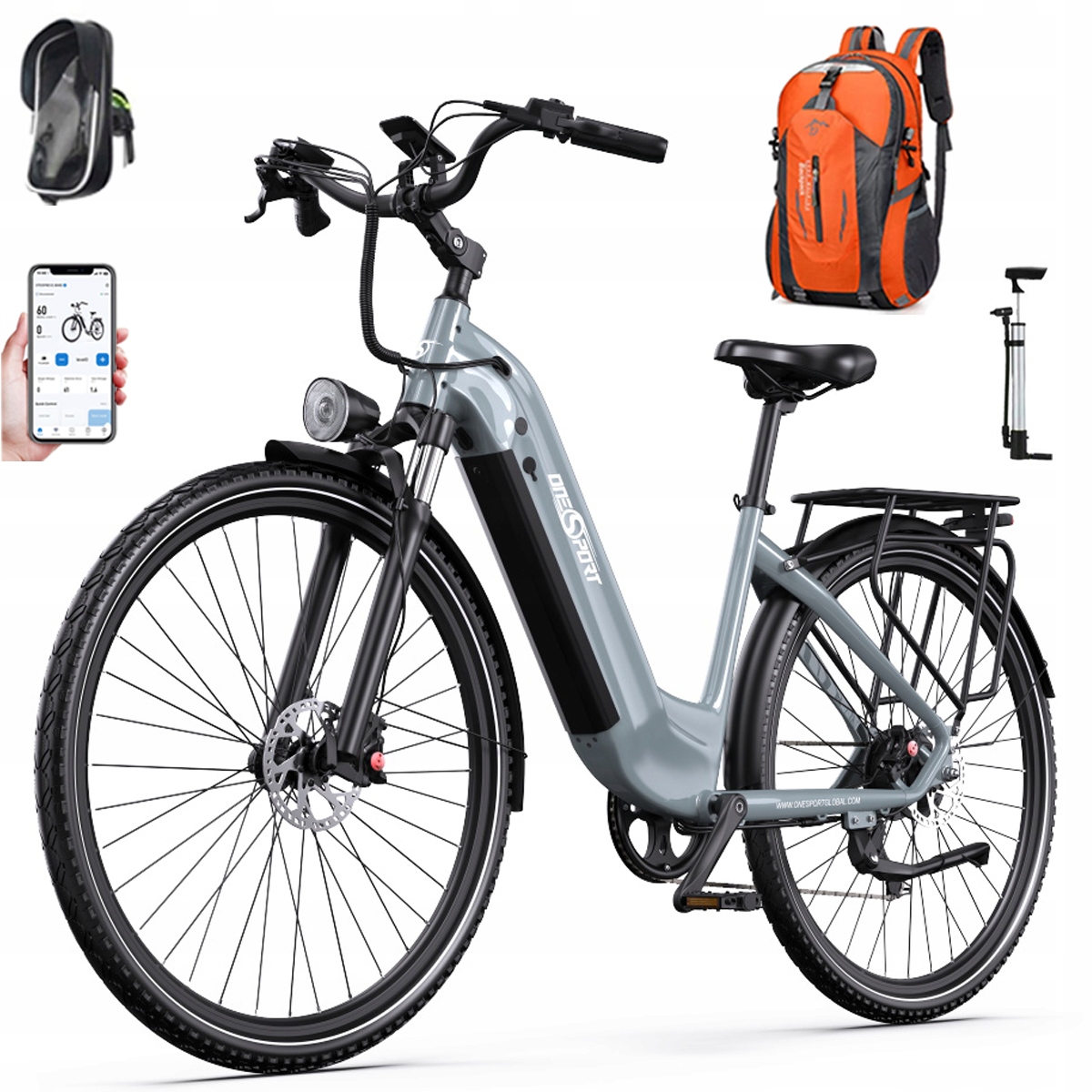 Elektrokolo Onesport OT05 pro 36V 22.5Ah 140 km Pánské/Dámské kolo 27,5"