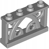 

Lego 19121 Płotek 1x4x2 szary jasny Nowy (2g)