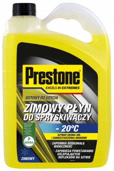 ZIMOWY PŁYN DO SPRYSKIWACZY -20°C PRESTONE 4L