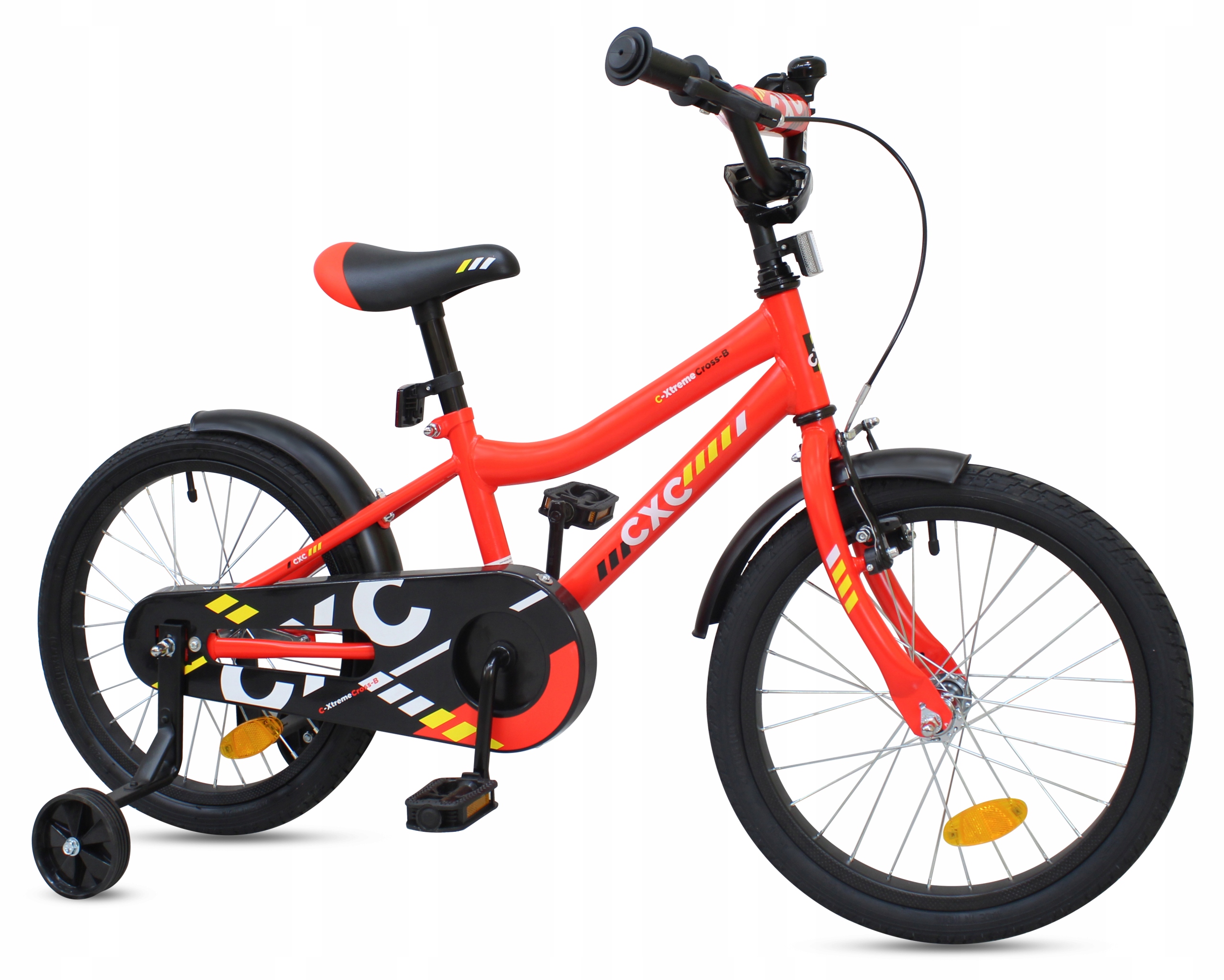 Rower Dziecięcy 18 Cali Boczne Kółka Dla Chłopca Dziewczynki 5-8 Lat