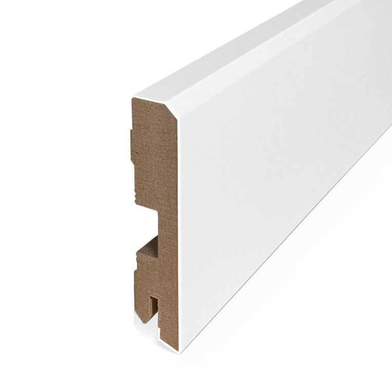 LISTWA MDF CUBO wym. 16x80mm dł. 100cm biała Marka Titanium