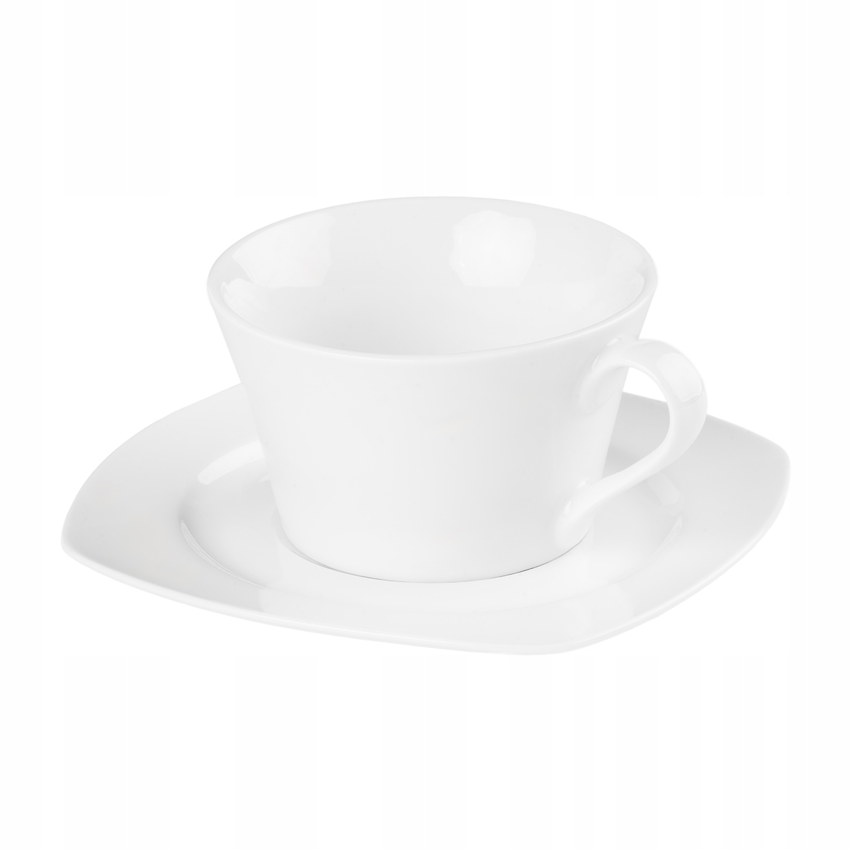 SERWIS KAWOWY ZESTAW 6 FILIŻANEK ZE SPODKIEM 220ML KOMPLET FILIŻANEK 6SZT Pojemność 220 ml