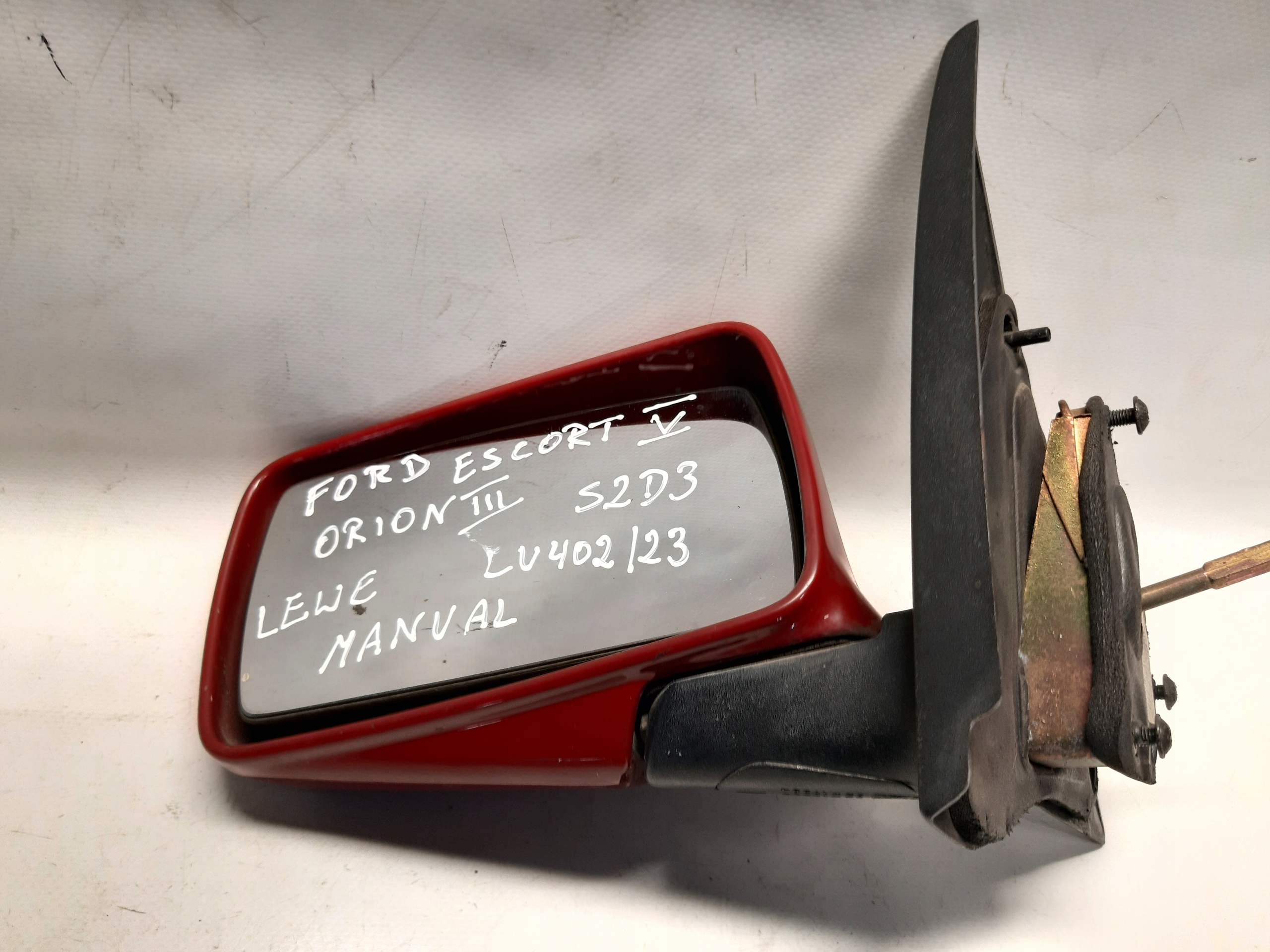 mirror left manually FORD ESCORT MK5 ORION MK3