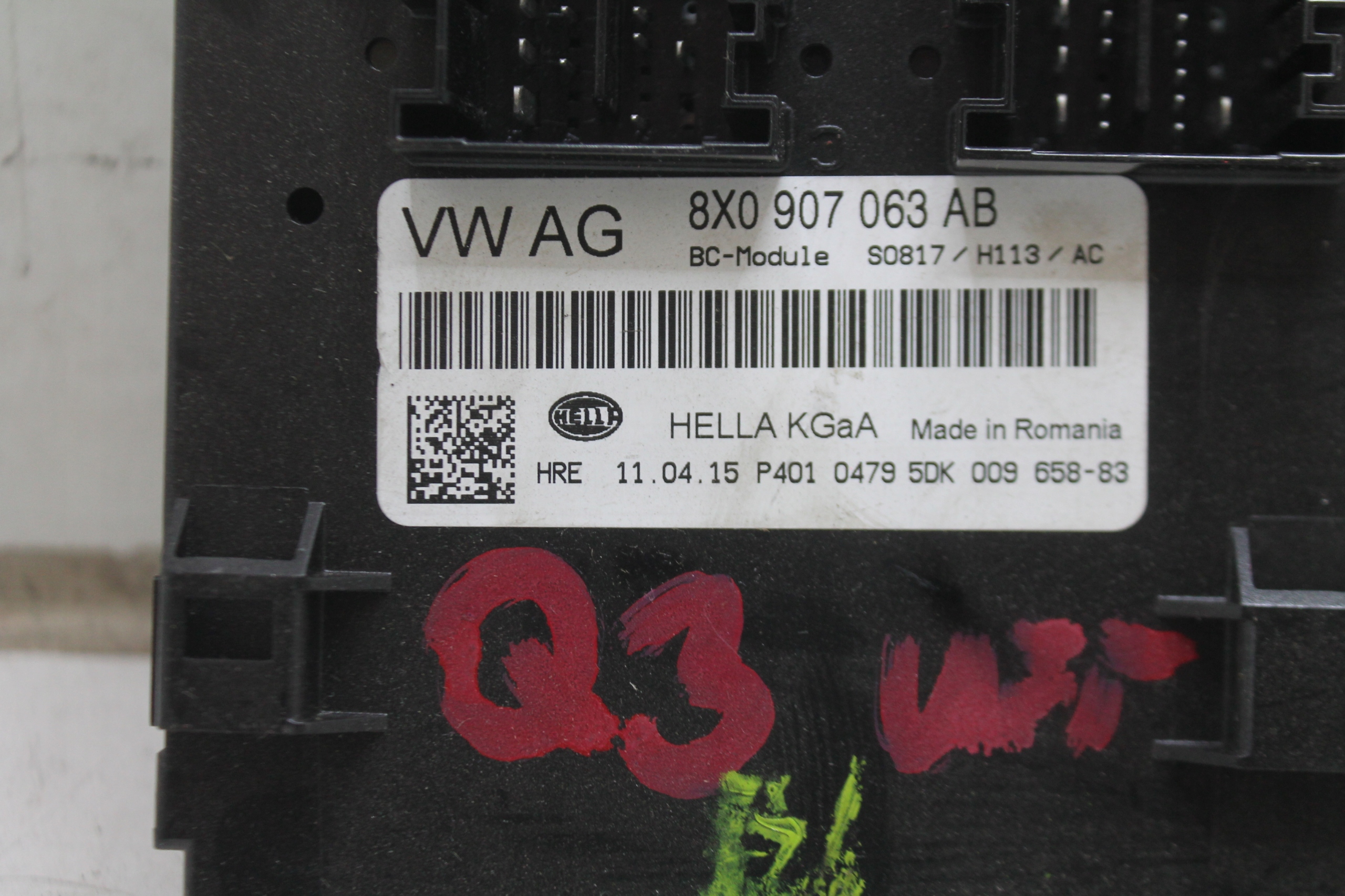modulo Centralina KOMFORTU 8X0907063AB AUDI Q3 e 8U LIFT 14-18