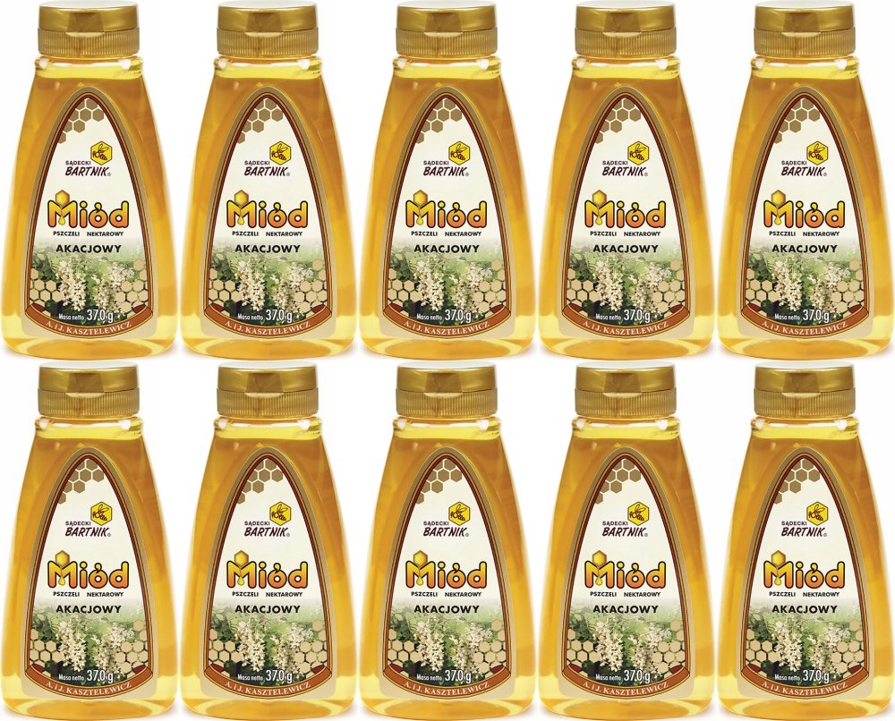 Miód akacjowy Sądecki Bartnik 370g x10