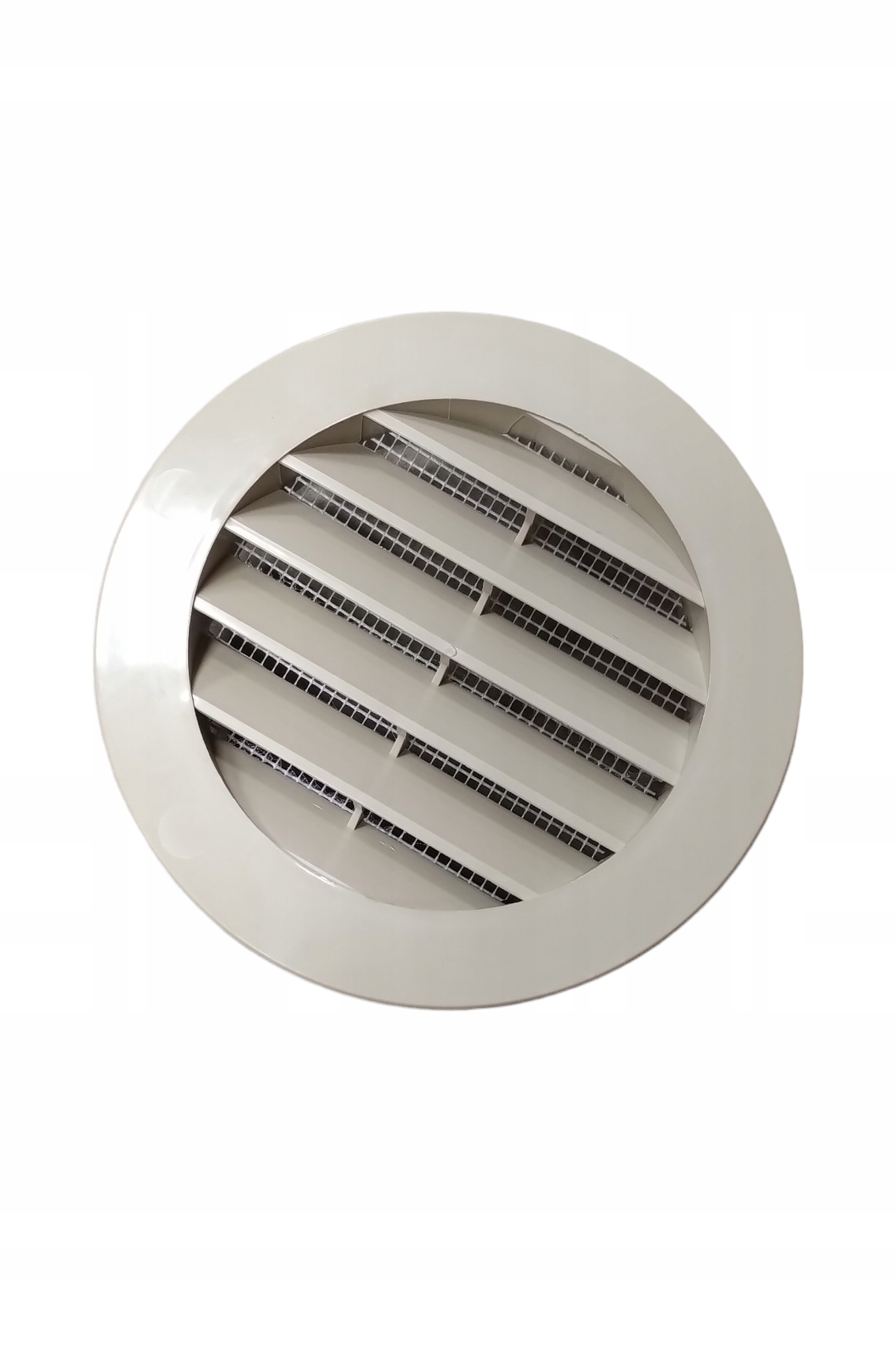 EUREKA KRATKA WENTYLACYJNA OKRĄGŁA BEŻOWA Z SIATKĄ FI100 AWENTA