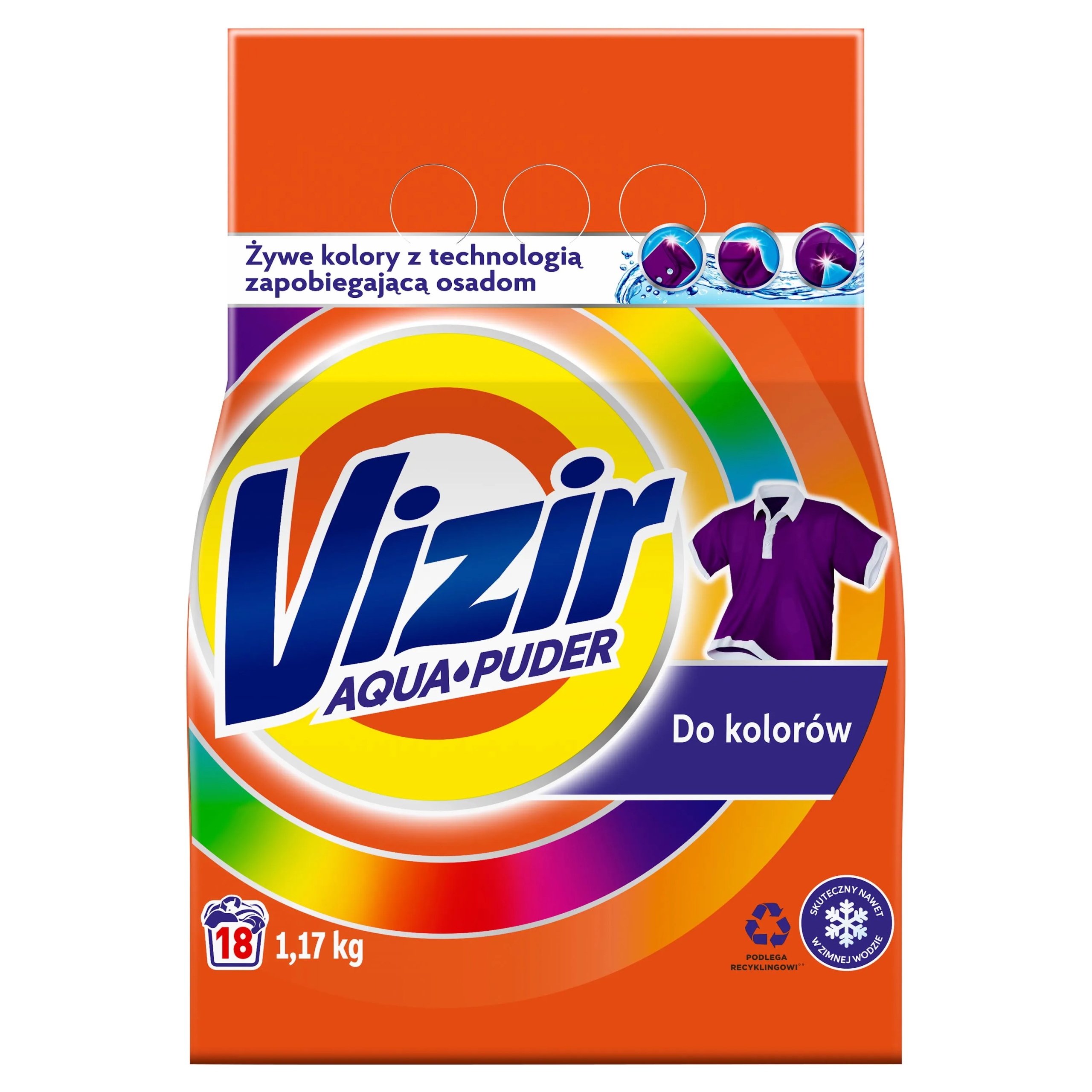 

Vizir Aqua Puder Proszek Color -1.17 kg , 18 prań