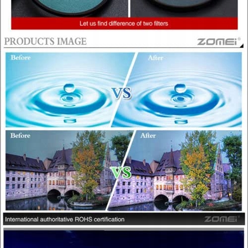 filtr ZOMIE DW1 WIDE BAND PRO MC UV 72mm Marka Inna