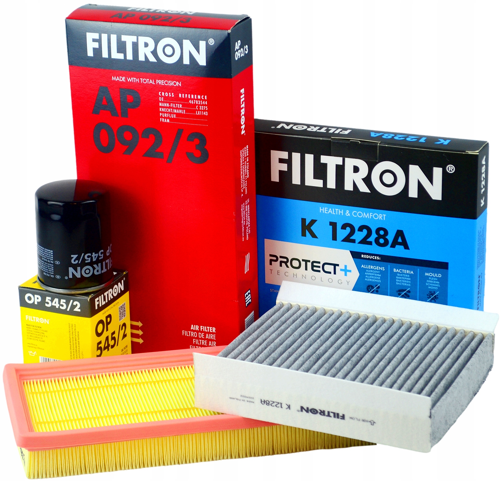 

Filtron Zestaw Filtrów Fiat Tipo 1.4 95KM Węglowy