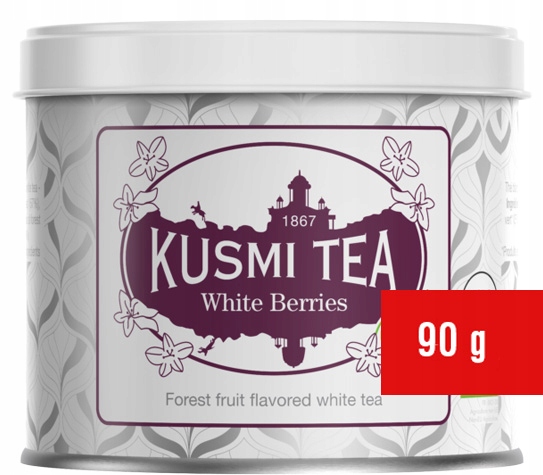 Levně Čaj White Berries s lesními plody Kusmi Tea Lahodná chuť