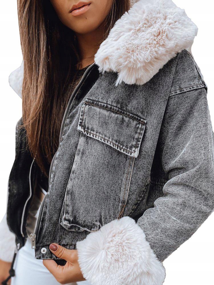 

Kurtka Jeansowa Z Futerkiem Katana Miś Futerko U