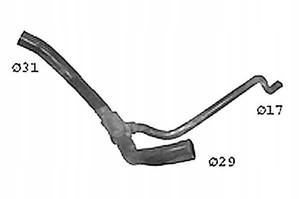 SASIC PRZEWOD ЭЛАСТИЧНЫЙ РАДИАТОРА 7700847055 2532