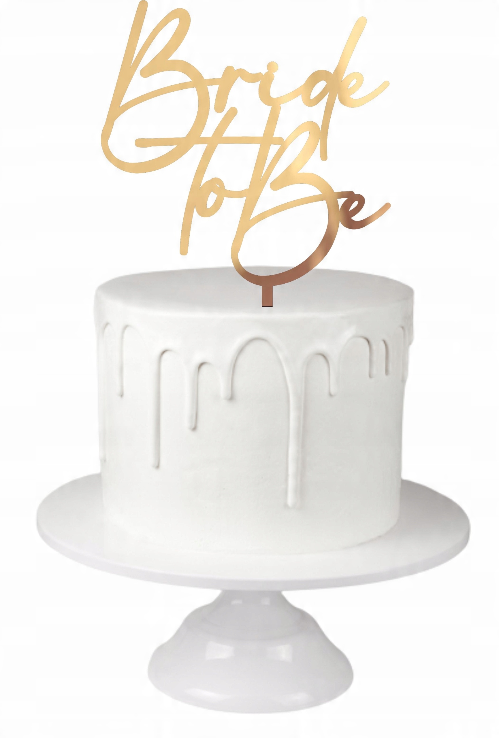 

Topper Na Tort Wieczór Panieński Bride To Be Plexi