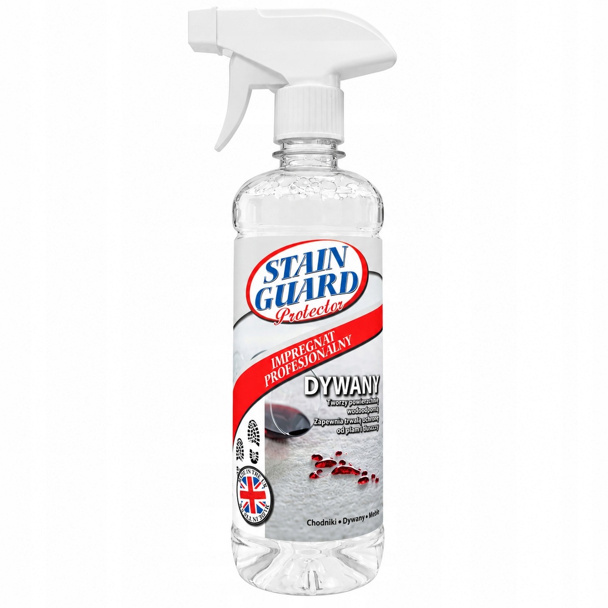 Impregnat do dywanów i wykładzin ochrona przed plamami Stain Guard 500ml