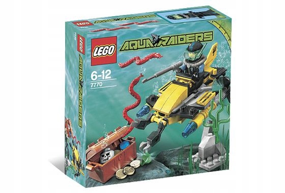 Lego 7770 Aqua Raiders Poszukiwacz skarbów Nowy Unikat