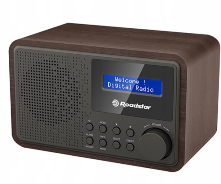 Rádio Roadstar, HRA-700D+/WD, retro, Dab+/fm,lcd, Aux
