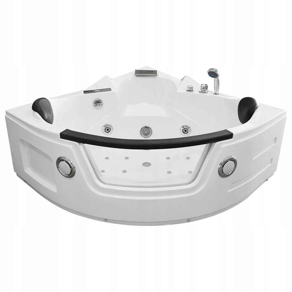 Wanna Łazienkowa Spa Z Hydromasażem Narożna Z Podgrzewaczem 135X135X63CM