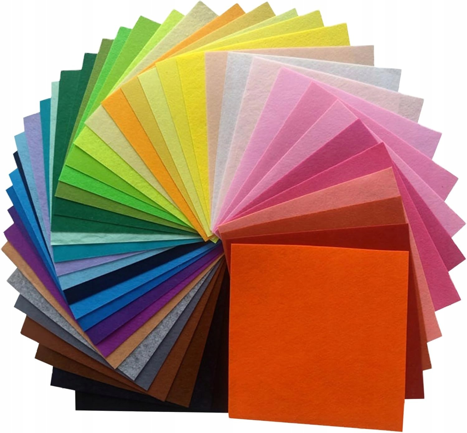 Plst Dekorativní list Sada 80 ks 20 x 30 cm Měkké Diy barvy pro dítě